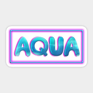 Aqua Sticker